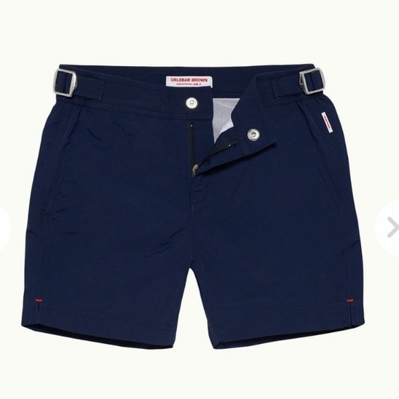 ORLEBAR BROWN**Navy Russell Swim Trunks**Size 8 $145 - Picture 6 of 8